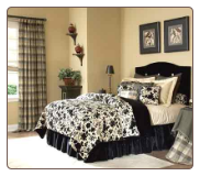 Custom Draperies and Accessories Room Setting