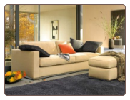 Custom Reupholstered Furniture Room Setting